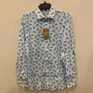 Mens Bar III Slim Fit Woven Button Down M NWT -B5